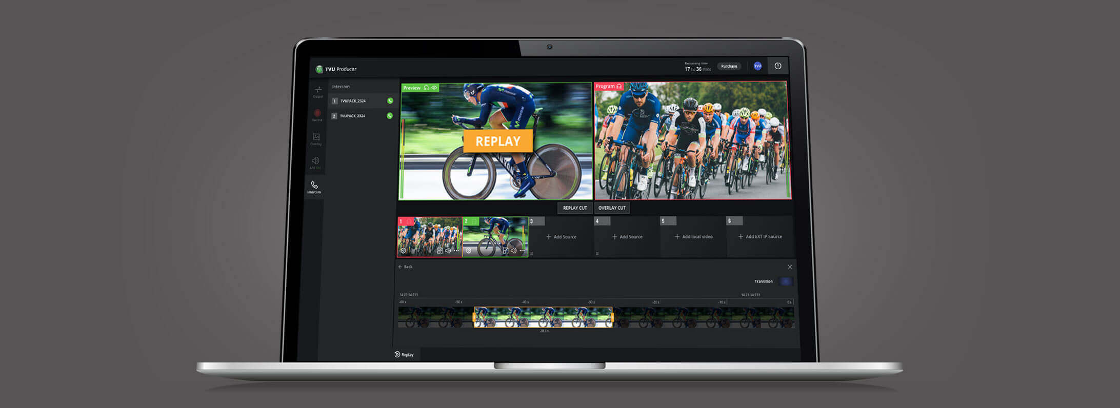 Remote production solutions for live events