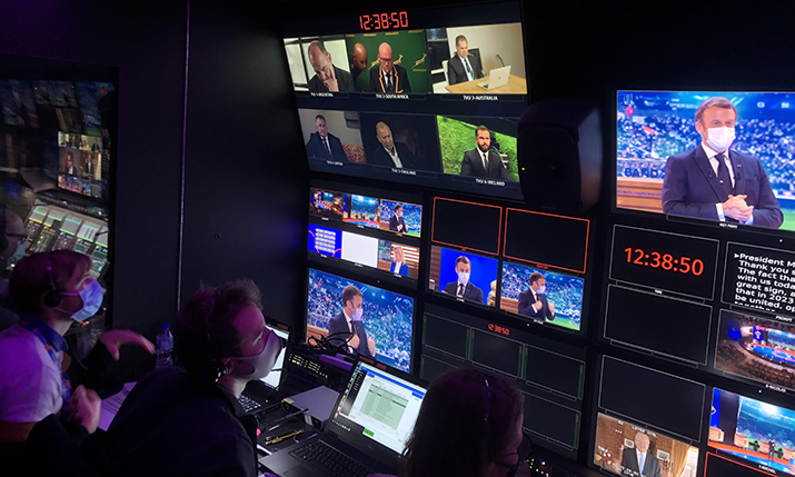 MCR Rugby Word Cup Remote Production with TVU live streaming solutions