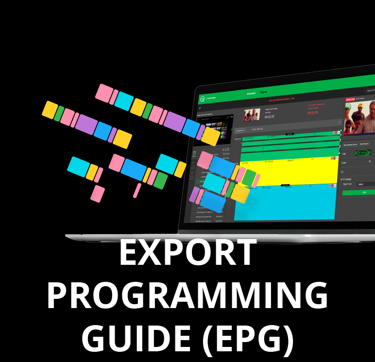 EPG feature in TVU Channel